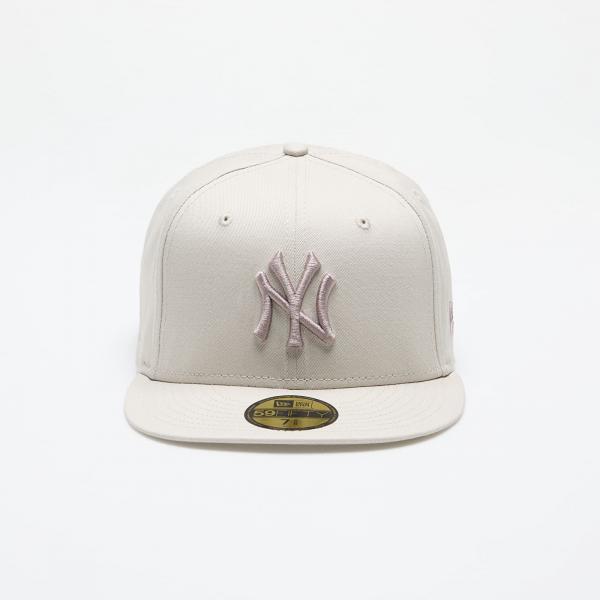 Kšiltovka New Era New York Yankees 59Fifty Fitted Cap Stone/ Ash Brown 7 5/8