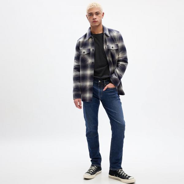 Kalhoty GAP Denim Pants Slim Dark Wash W30/L32