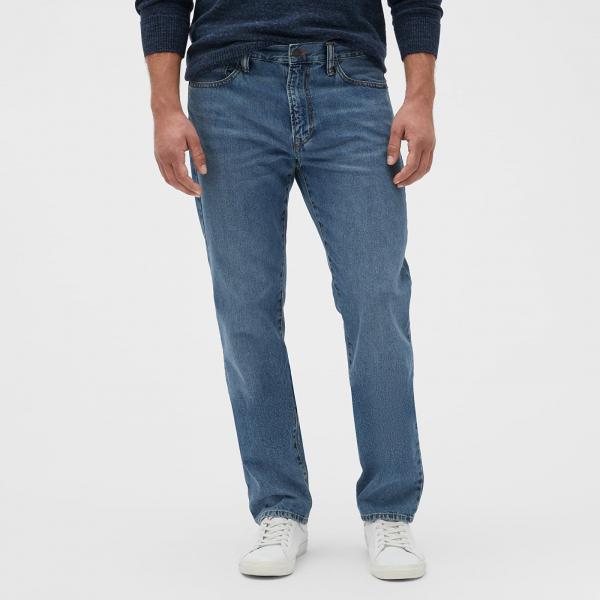 Kalhoty GAP Denim Pants Straight Medium Wash W34/L32