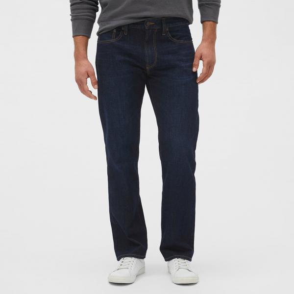 Kalhoty GAP Denim Pants Straight Dark Wash W32/L30