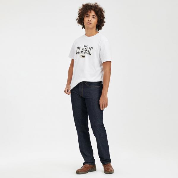 Kalhoty GAP Denim Pants Straight Rinsed W30/L32