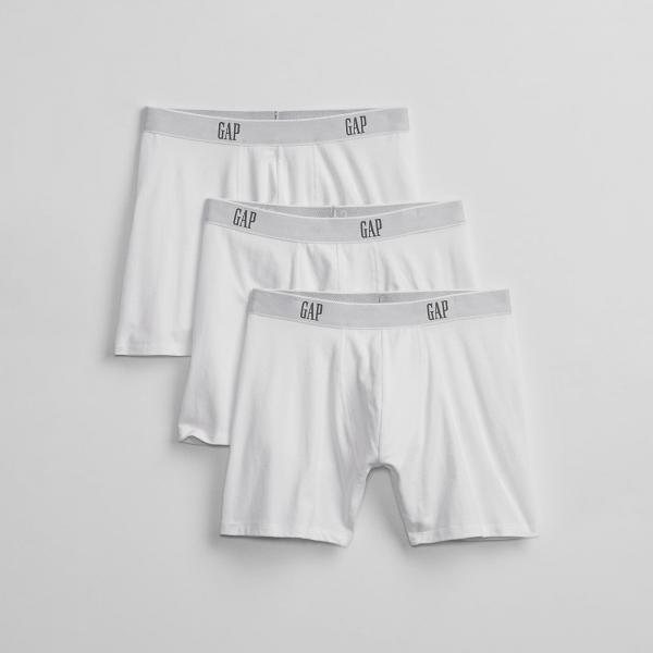 Boxerky GAP Boxer Brief 3-Pack Optic White M