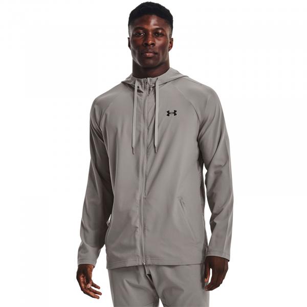 Mikina Under Armour Wvn Perforated Wndbreaker Pewter L