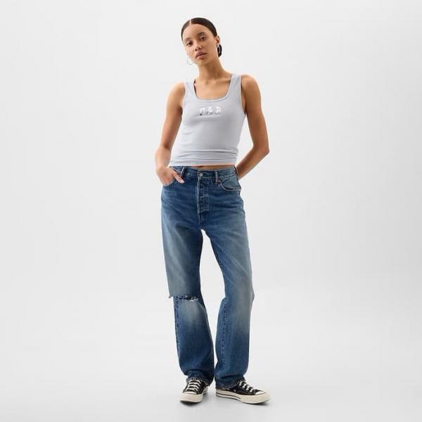 Tílko GAP Logo Tank Grey Matter XXS