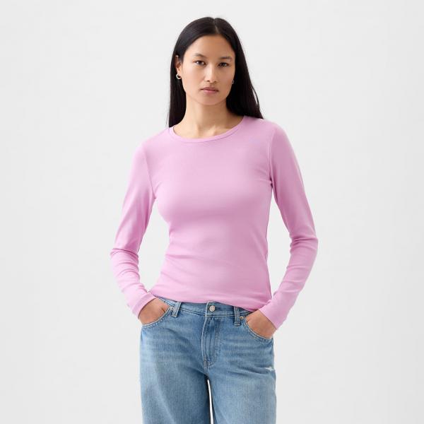 Top GAP Longsleeve Crewneck Modal Top Sugar Pink XS