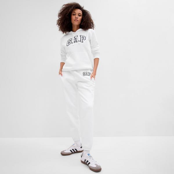 Tepláky GAP Logo Jogger Sweatpants Optic White M