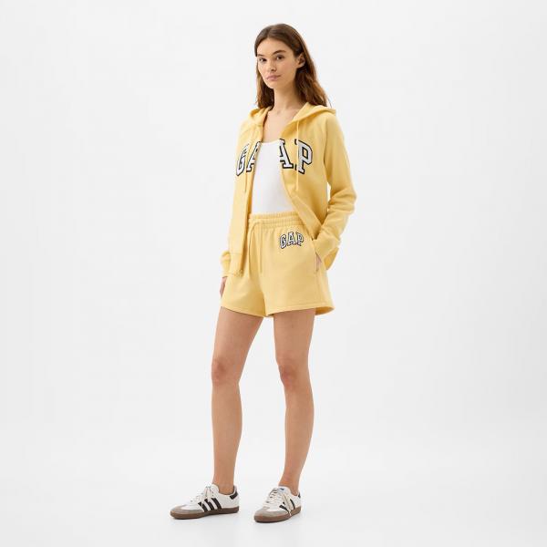 Šortky GAP Logo Shorts Havana Yellow XS