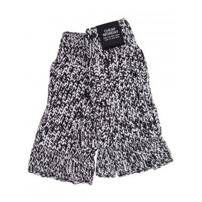 Rukavice Cheap Monday Skull fingerless Salt & Pepper