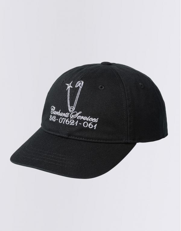 Carhartt WIP Safety Pin Cap Black/White