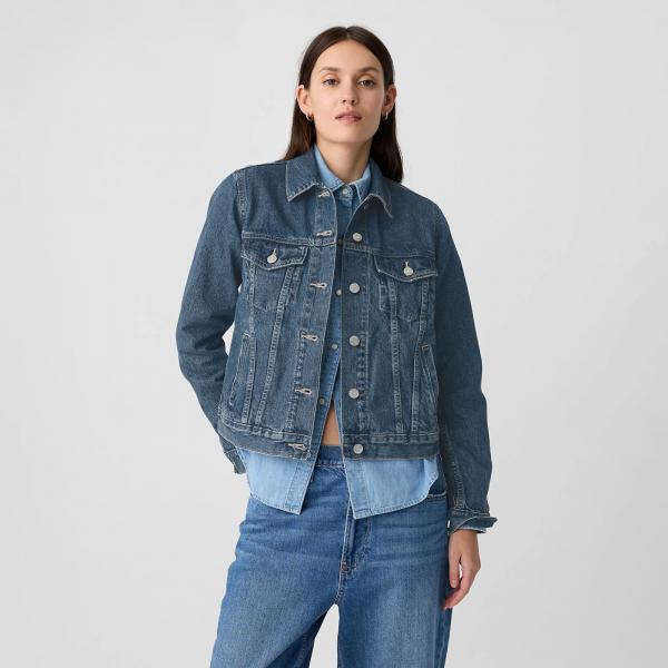 Bunda GAP Denim Jacket Medium Wash XXS