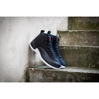 Air Jordan 12 Retro Black/ Gym Red-White