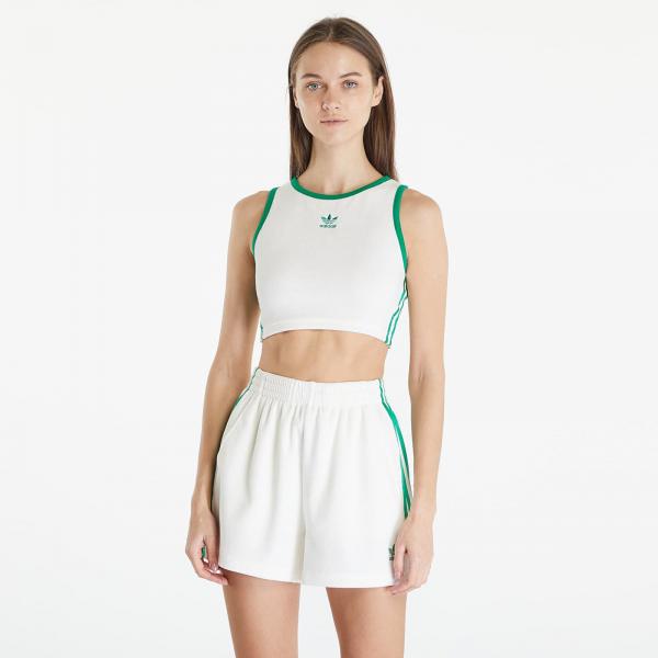 Tílko adidas Terry Crop Tank Off White L
