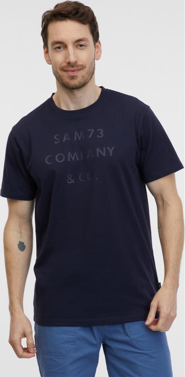 SAM 73 Pánské triko MILHOUSE Modrá 2XL