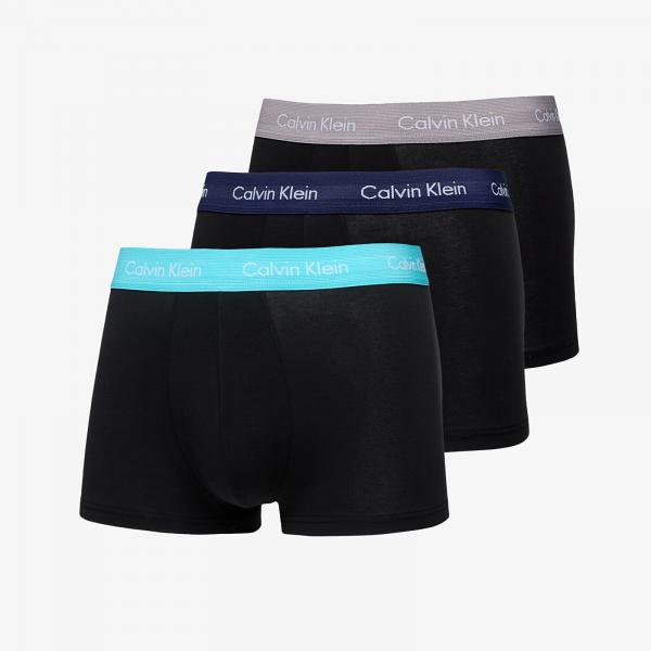 Boxerky Calvin Klein Cotton Stretch Low Rise Trunk 3-Pack Black S
