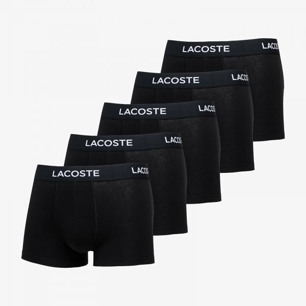 Boxerky LACOSTE Trunk Black S