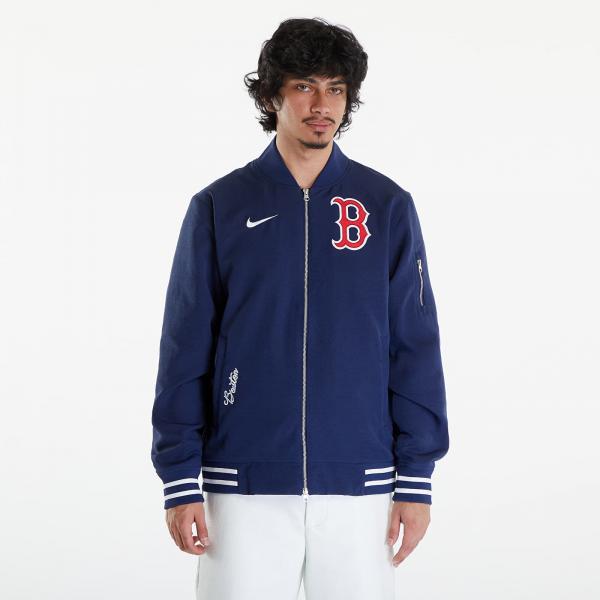 Bomber Nike Men's AC Bomber Jacket Boston Red Sox Midnight Navy/ Midnight Navy/ White L