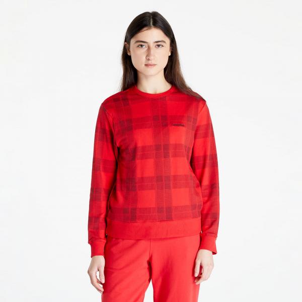 Pyžamo Calvin Klein Mc Holiday Lw Rf L/S Sweatshirt Textured Plaid/ Exact S