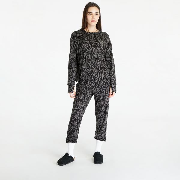 Pyžamo DKNY WMS Long Sleeve Pajamas Set Black M