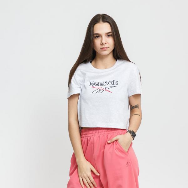 Tričko Reebok Classic F Big Logo Tee Melange Light Gray S