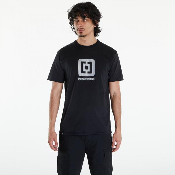 Tričko Horsefeathers Spike II Tech T-Shirt Icon Black S