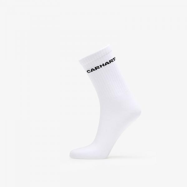 Ponožky Carhartt WIP Link Socks White/ Black 36-40