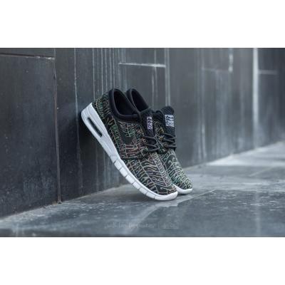 Nike Stefan Janoski Max Premium Black/ Black-White-Multi-Color