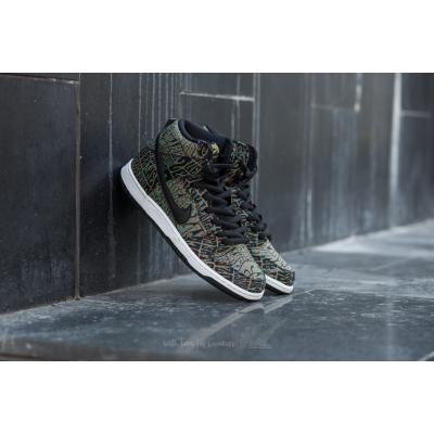 Nike Dunk High Premium SB Black/ Black-Rainbow-White