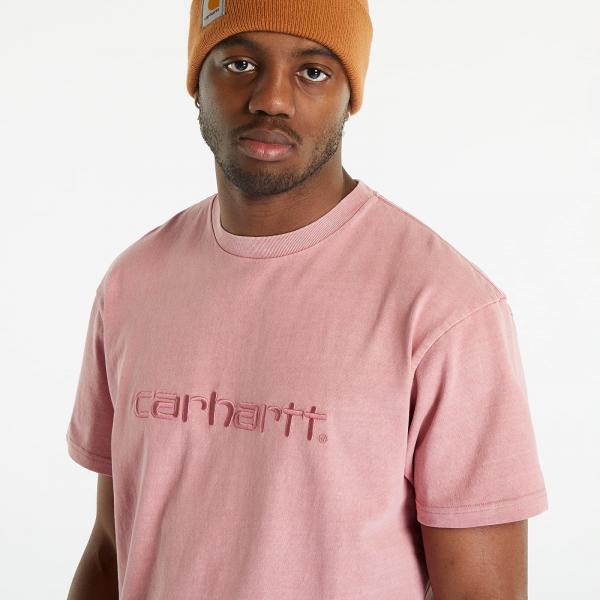 Tričko Carhartt WIP Duster Short Sleeve T-Shirt UNISEX Dahlia Garment Dyed XS