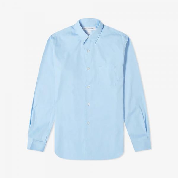Košile Comme des Garçons SHIRT Forever Kids Shirt Woven Blue 10Y