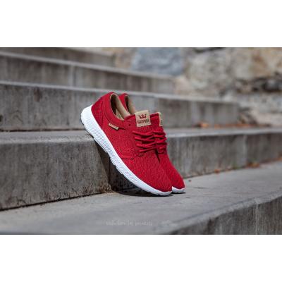 Supra Hammer Run Red/ Tan-White