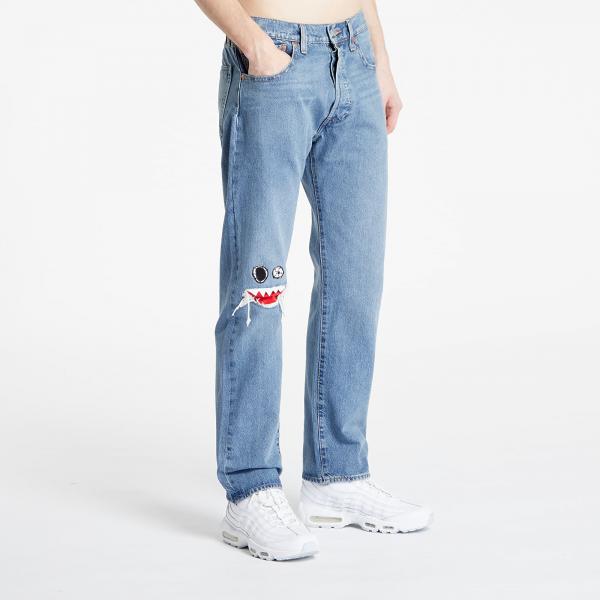 Džíny Levi's® Skate 501 Jeans Shredded Blue W33/L34
