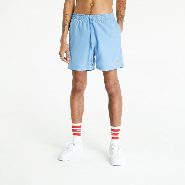 Plavky Carhartt WIP Chase Swim Trunks Piscine/ Gold S