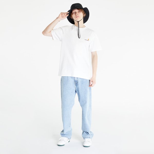 Tričko Carhartt WIP American Script Short Sleeve T-Shirt UNISEX White XS