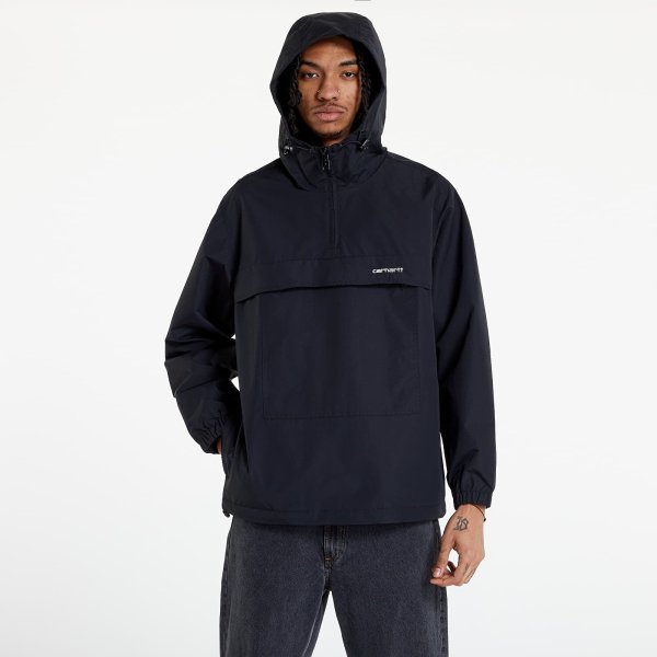 Větrovka Carhartt WIP Windbreaker Pullover UNISEX Black/ White XS