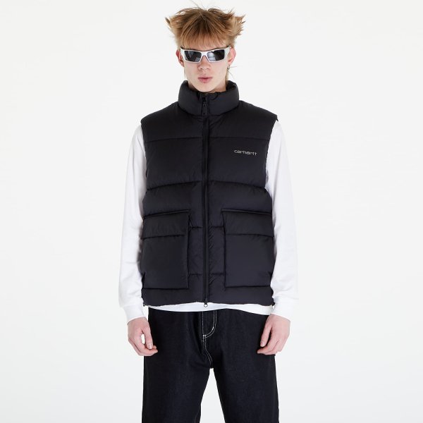 Vesta Carhartt WIP Springfield Vest UNISEX Black/ Blacksmith XS