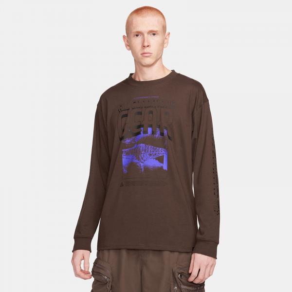 Tričko Nike ACG Men's Long-Sleeve Dri-FIT T-Shirt Baroque Brown XS
