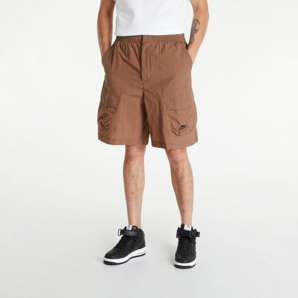 Šortky Nike NSW Te Woven Unlined Utility Shorts Archaeo Brown/ Black/ Black M