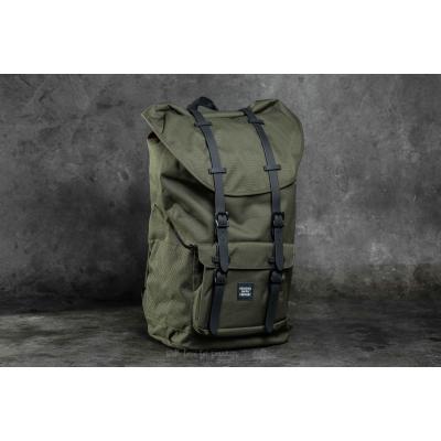 Herschel Supply Co. Little America Backpack Forest Night/ Black Rubber