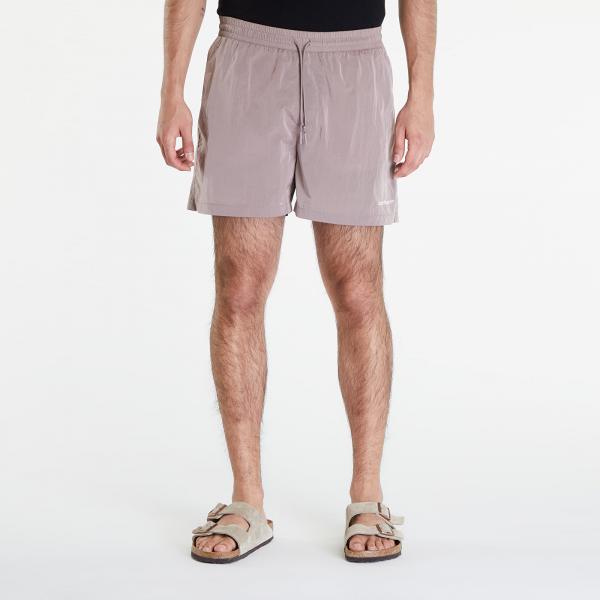 Plavky Carhartt WIP Tobes Swim Trunks Glassy Pink/ White S