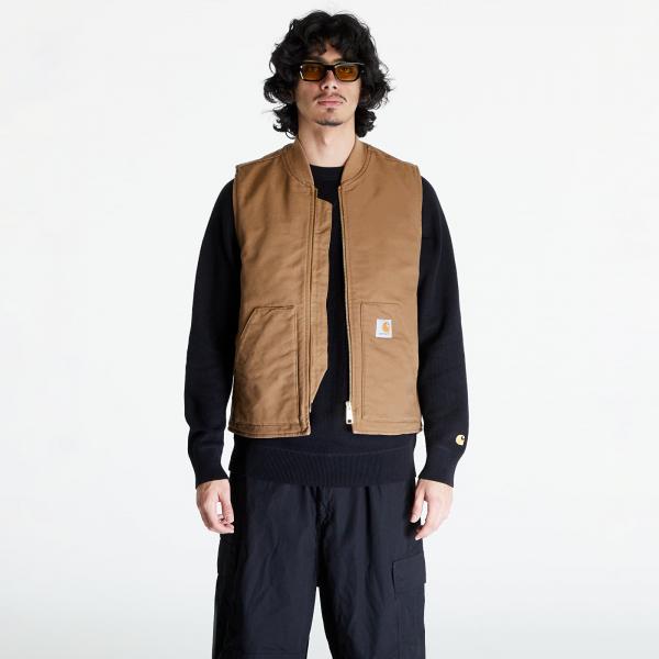 Vesta Carhartt WIP Classic Vest UNISEX Hamilton Brown Rinsed S