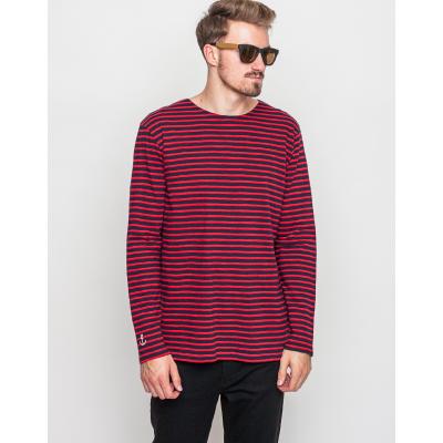 Triko Loreak Mendian Marloi Slub Jersey Navy / Red