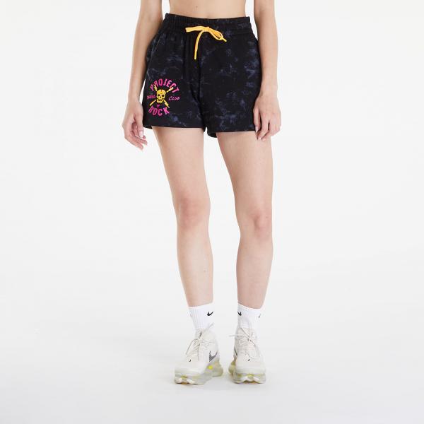 Šortky Under Armour Project Rock Underground Terry Short Black/ Nova Orange/ White M