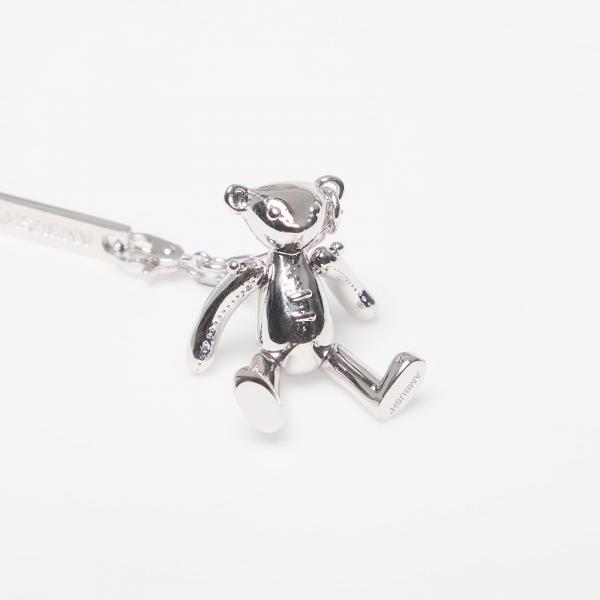 Ambush Teddy Bear Charm Necklace Silver Universal