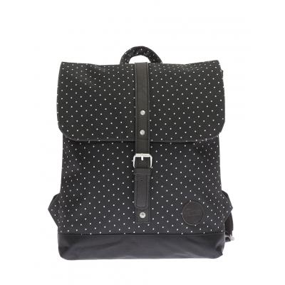 Batoh Enter Backpack Mini Black / White Polkadot / Black Base
