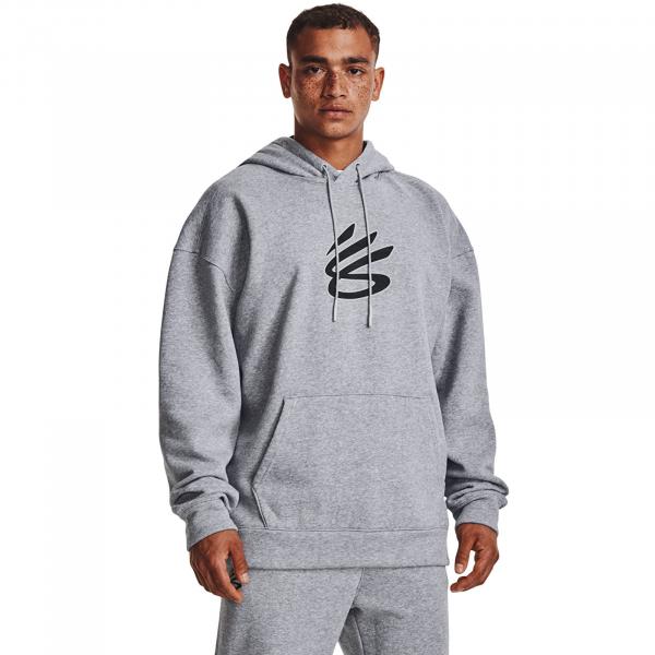 Mikina Under Armour Curry Big Splash Po Hoodie Mod Gray Full Heather S