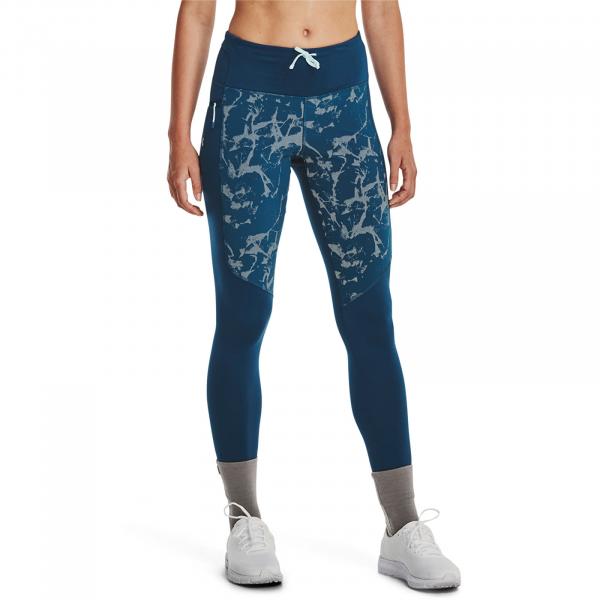 Legíny Under Armour Outrun The Cold Tight Ii Petrol Blue XS
