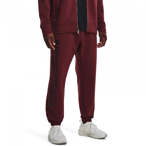 Kalhoty Under Armour Summit Knit Grphic Jogger Chestnut Red S