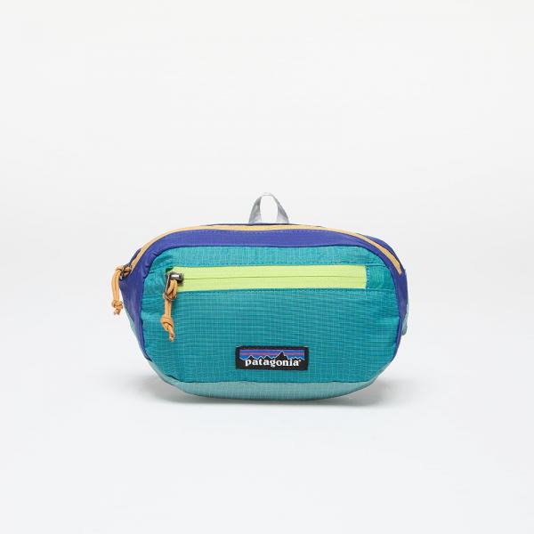 Patagonia Ultralight Black Hole Mini Hip Pack Patchwork Subtidal Blue