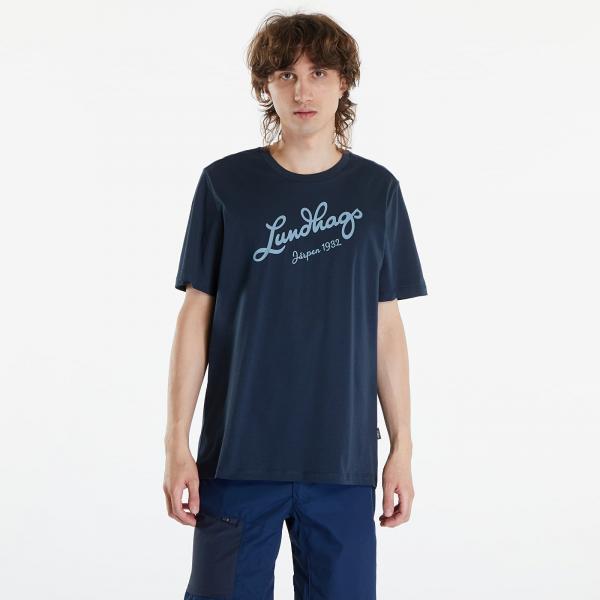 Tričko Lundhags Järpen Logo T-Shirt M Deep Blue S