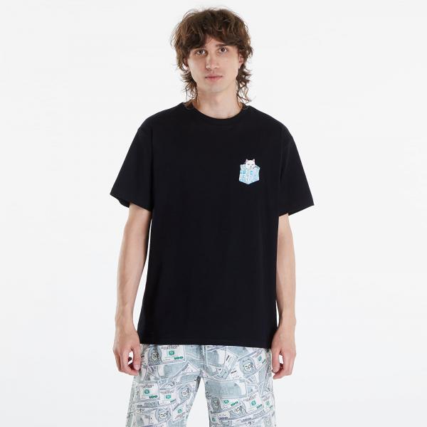 Tričko RIPNDIP Bag Of Puss Tee Black L